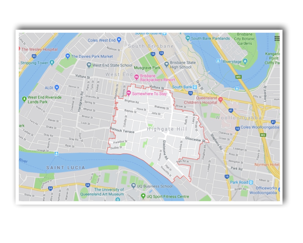 Highgate Hill Map
