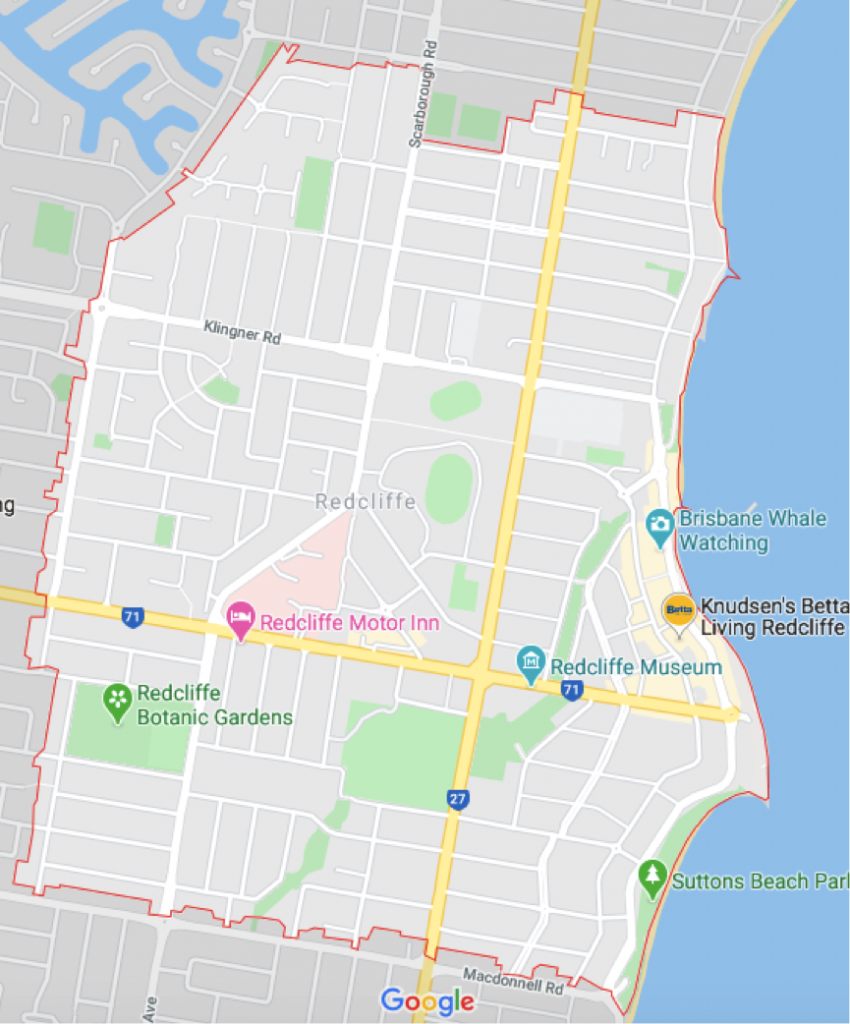 Redcliffe Map