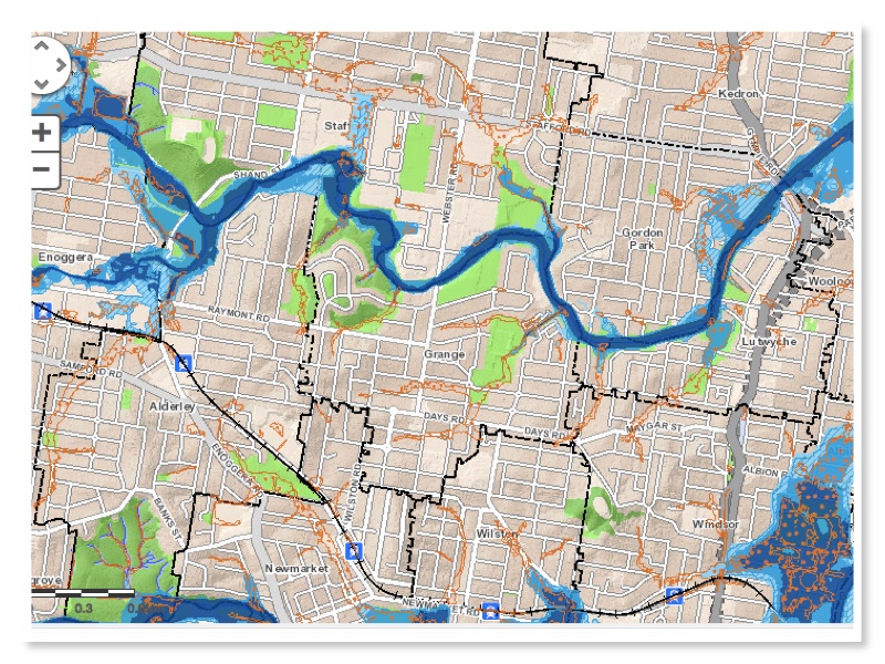 Flood map Grange