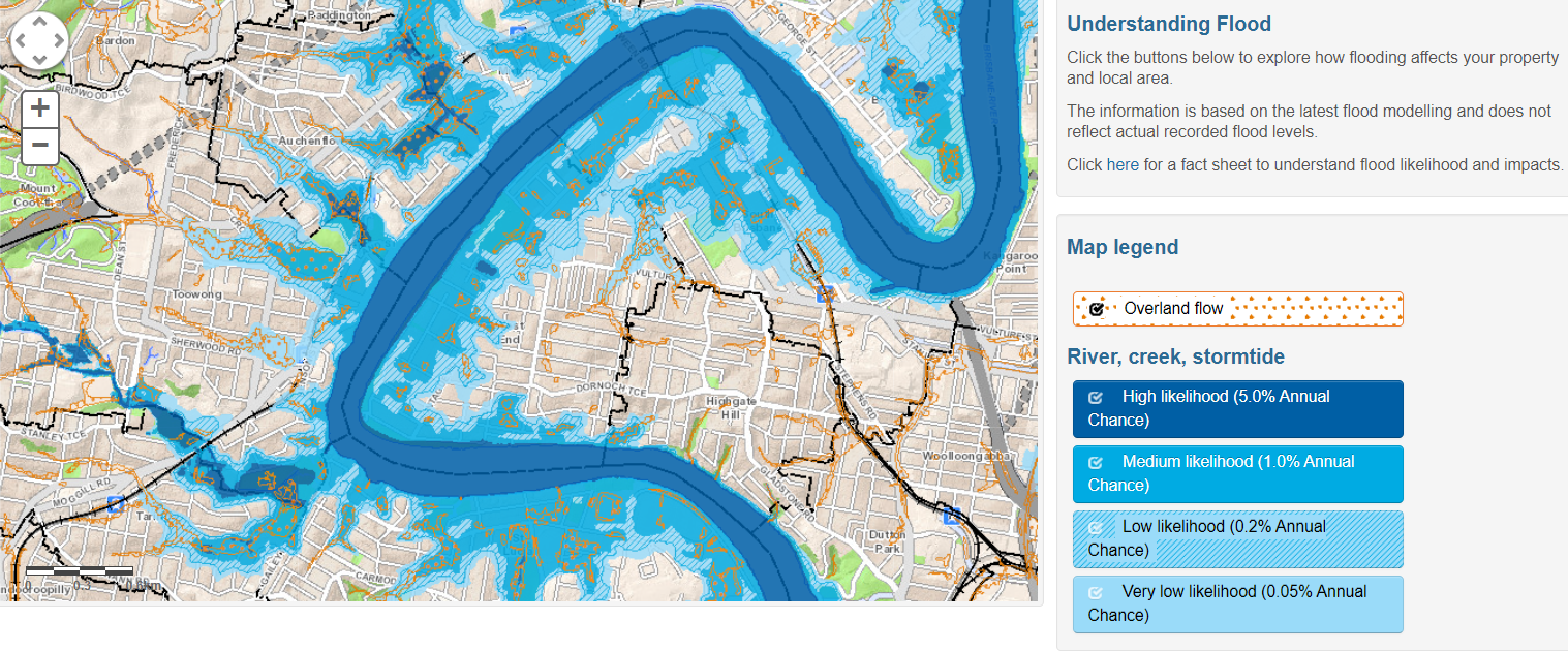 West End Flood Map