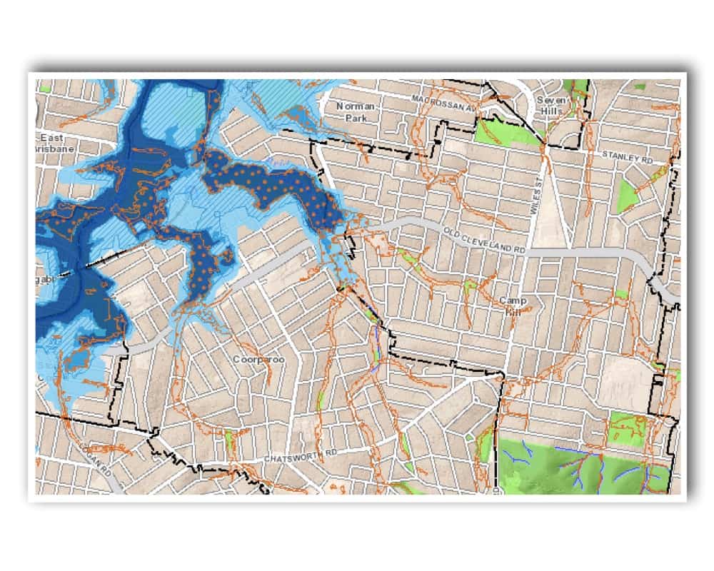 Coorparoo Flood Map