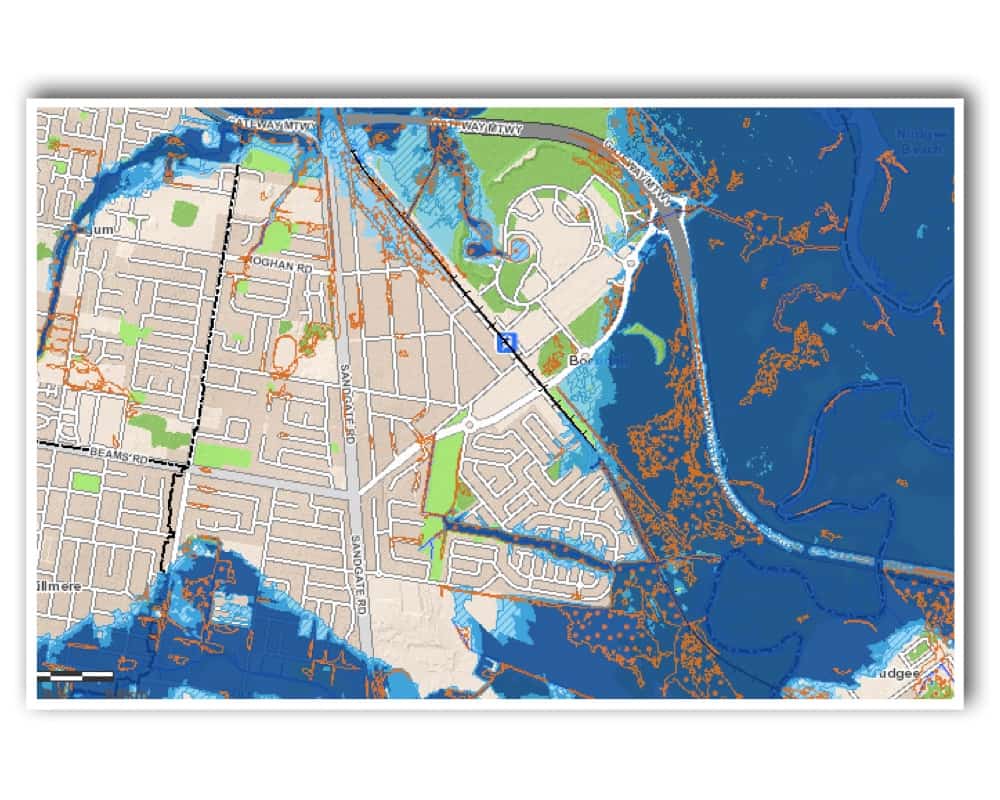 Boondall Flood Map