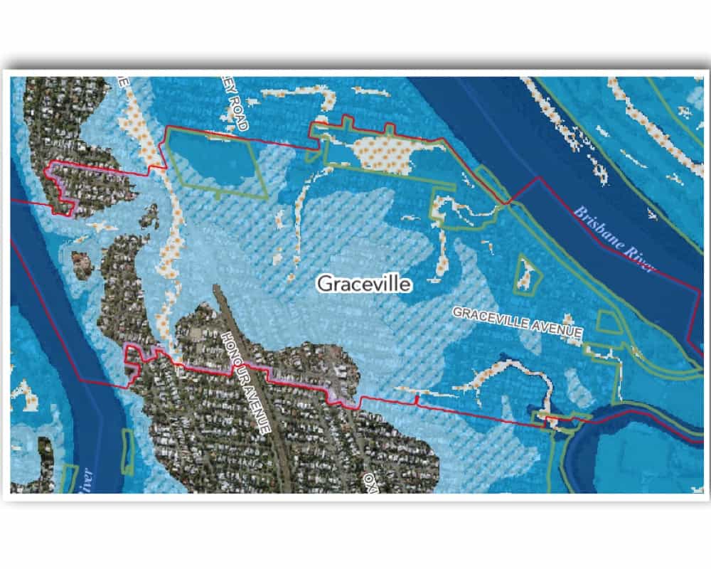 Graceville Flood Map