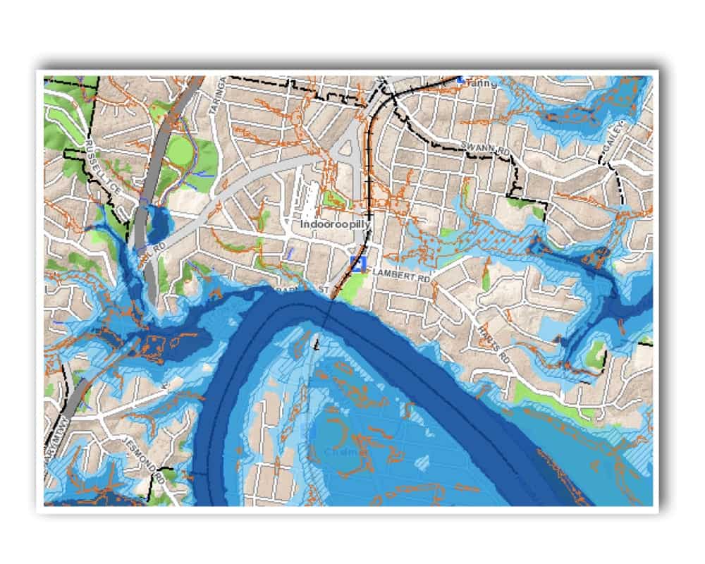 Indooroopilly Flood Map