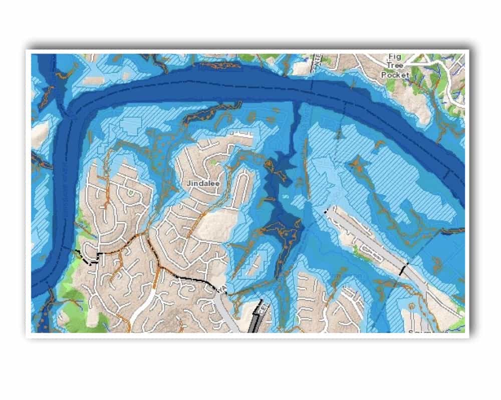 Jindalee Flood Map