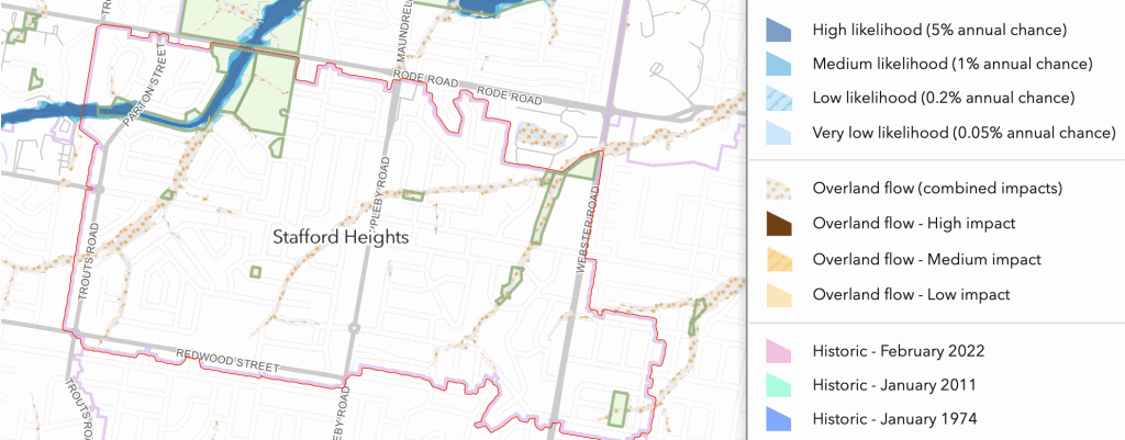 Stafford Heights Flood Map