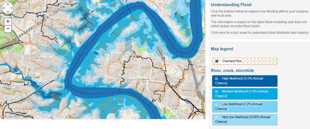 West End Flood Map