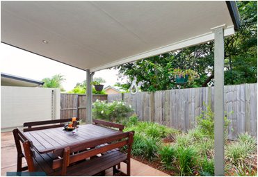 Patio of house secured by property hound buyers agent